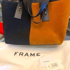 Frame Les Second Medium Suede Tote